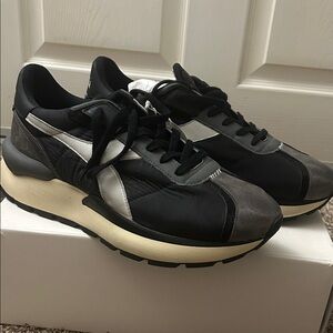 Diadora Black and Gray Men's Sneakers